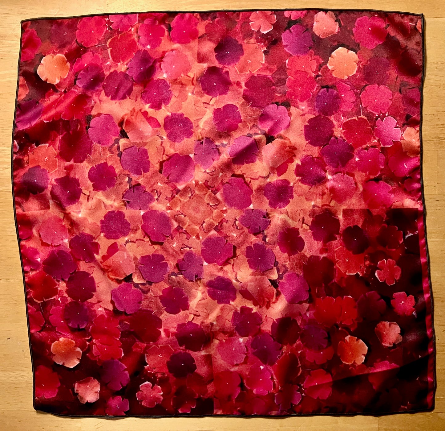 Salley Knight - blossom burst (square scarf)