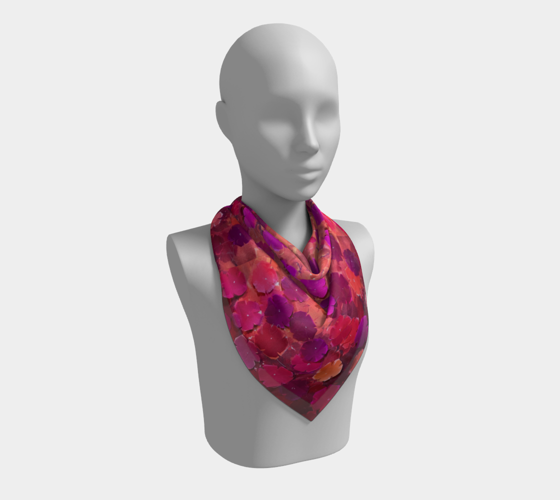 Salley Knight - blossom burst (square scarf)