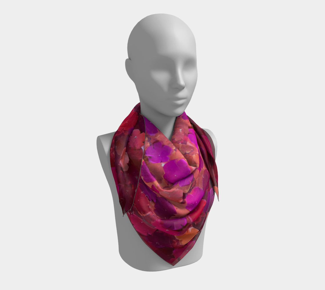 Salley Knight - blossom burst (square scarf)