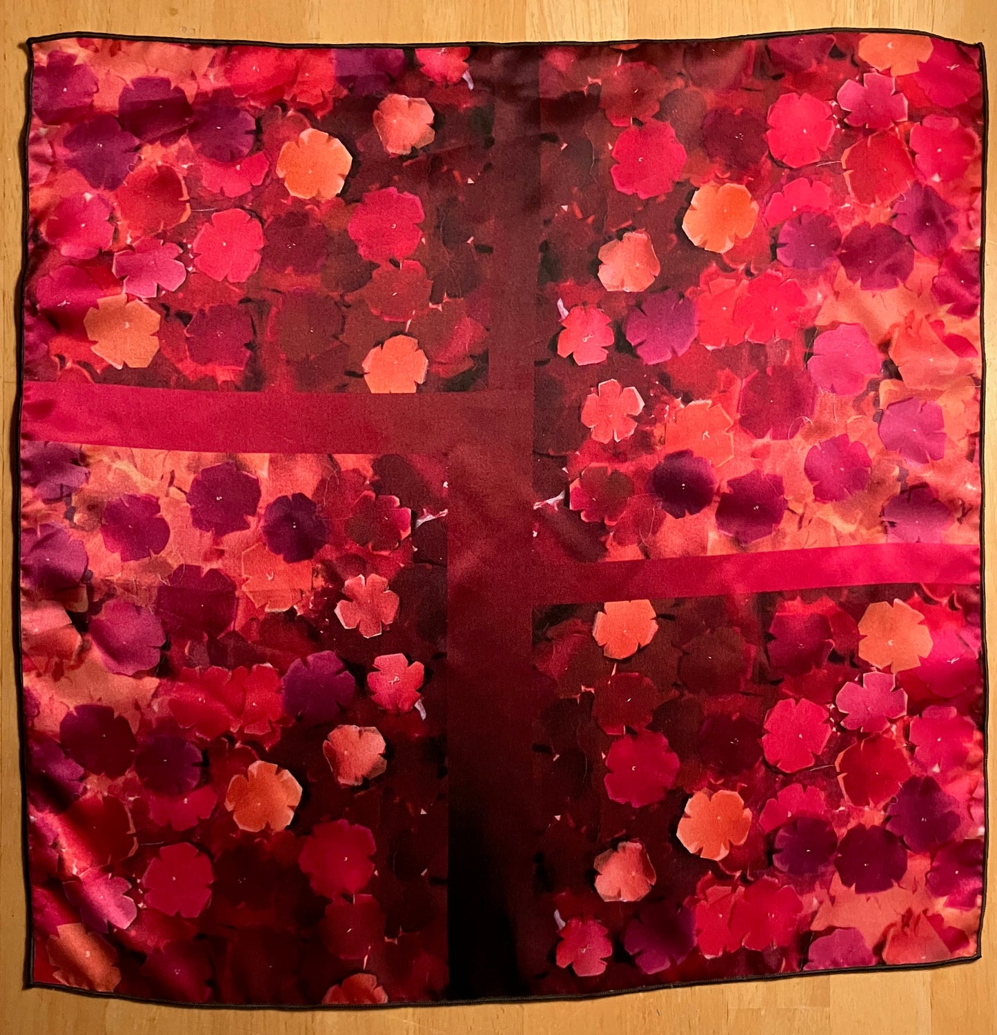 Salley Knight - blossom geometry (square scarf)