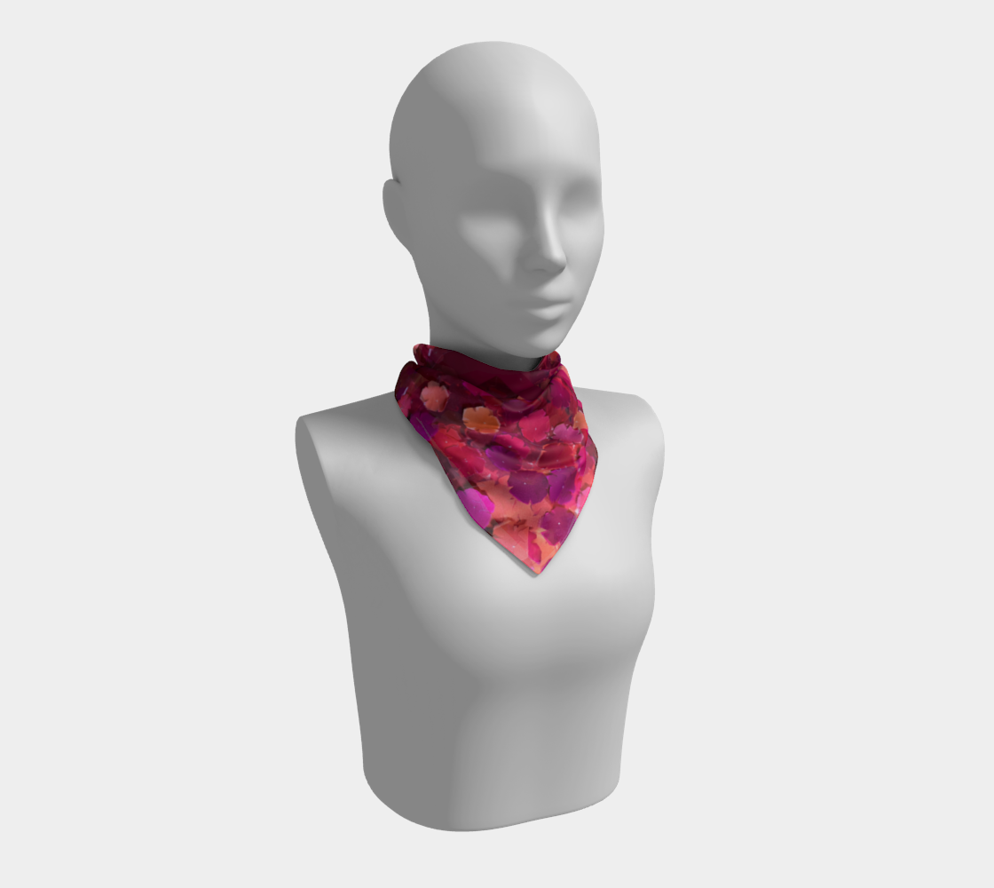Salley Knight - blossom geometry (square scarf)