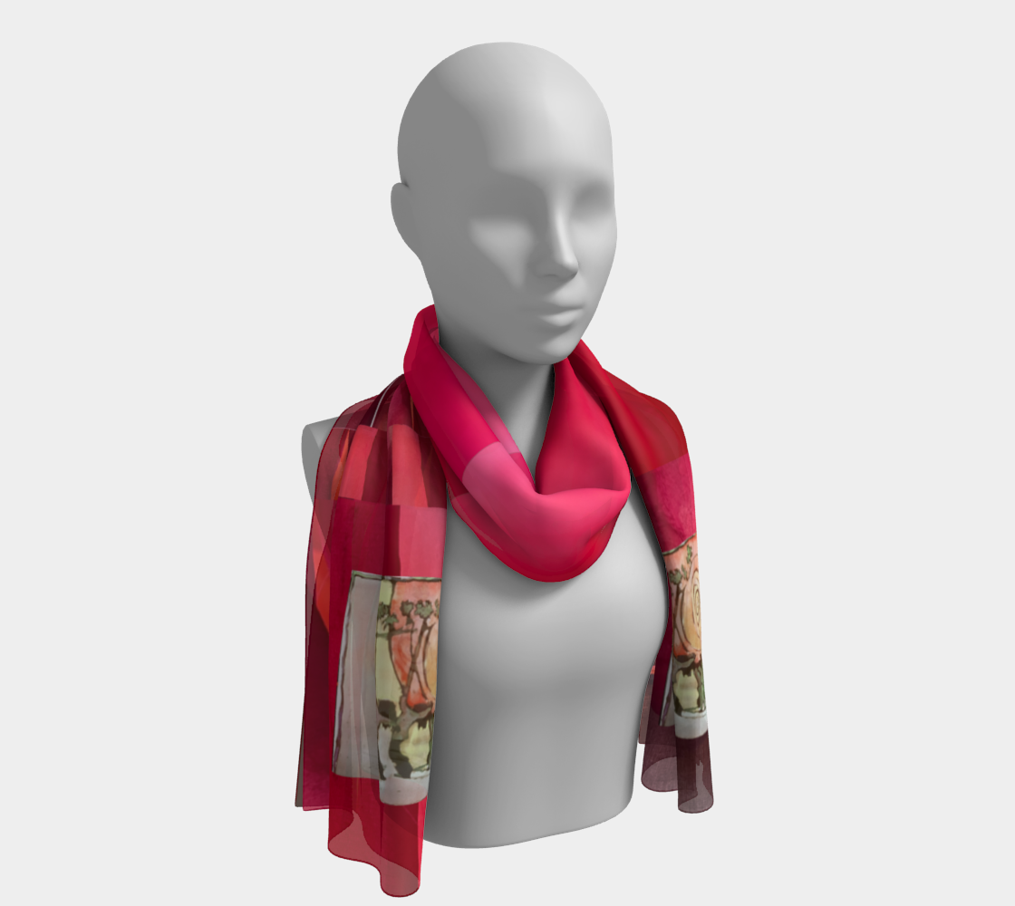 Salley Knight - celebrate! (yes!) Long scarf