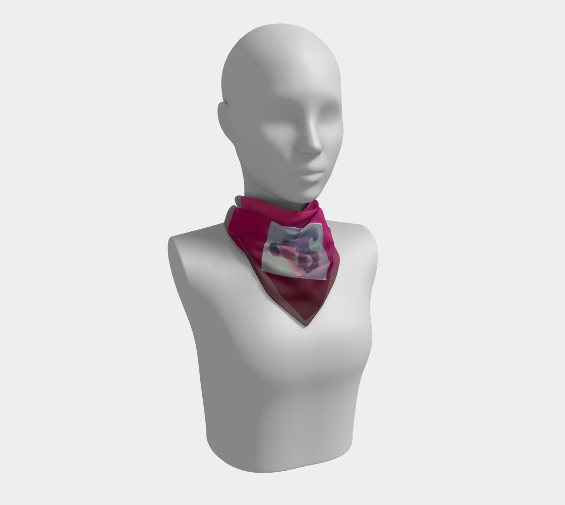 Salley Knight - well-stitched horse (square scarf)