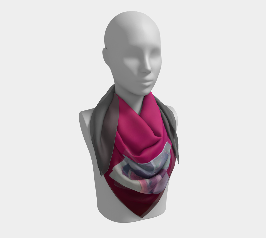 Salley Knight - well-stitched horse (square scarf)