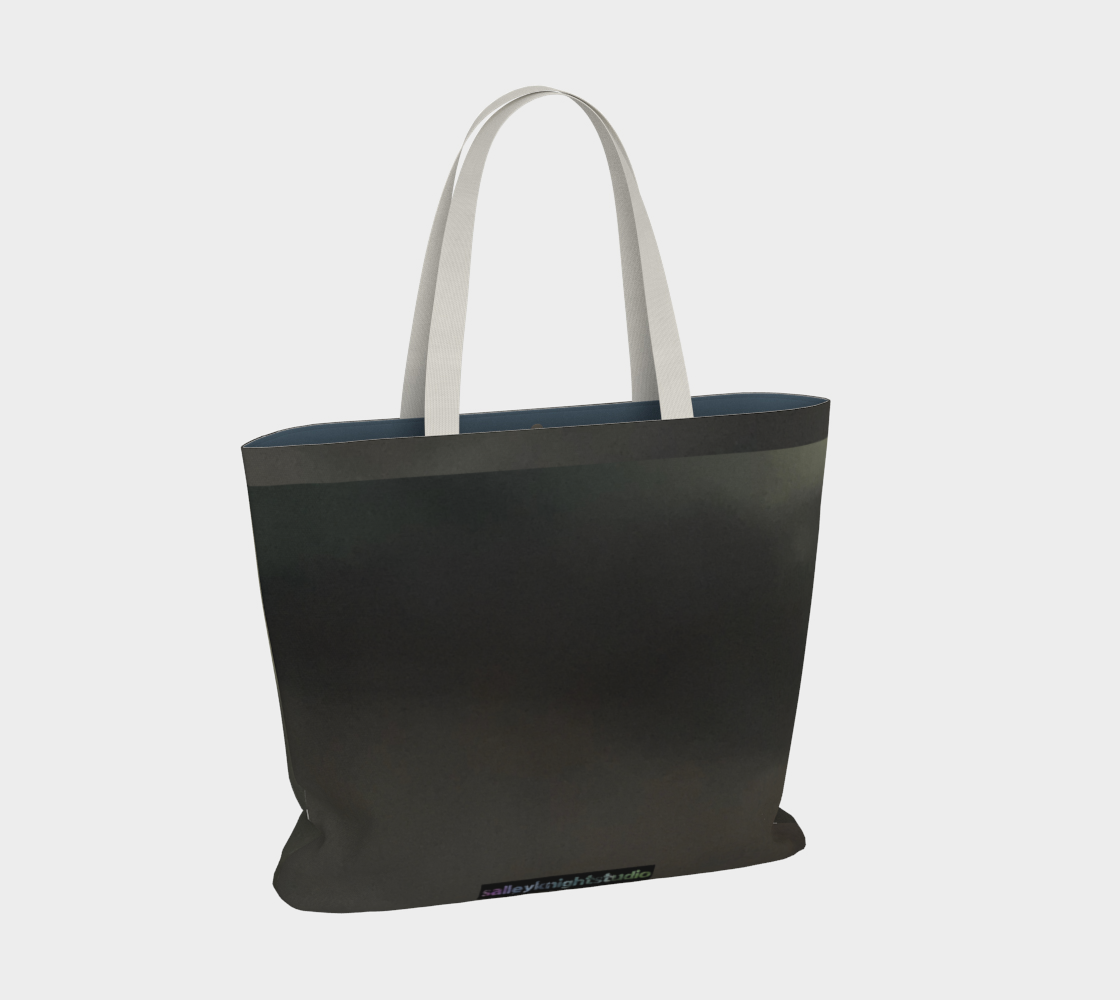 Salley Knight Studio - Celebrate! with logo (large tote) - back