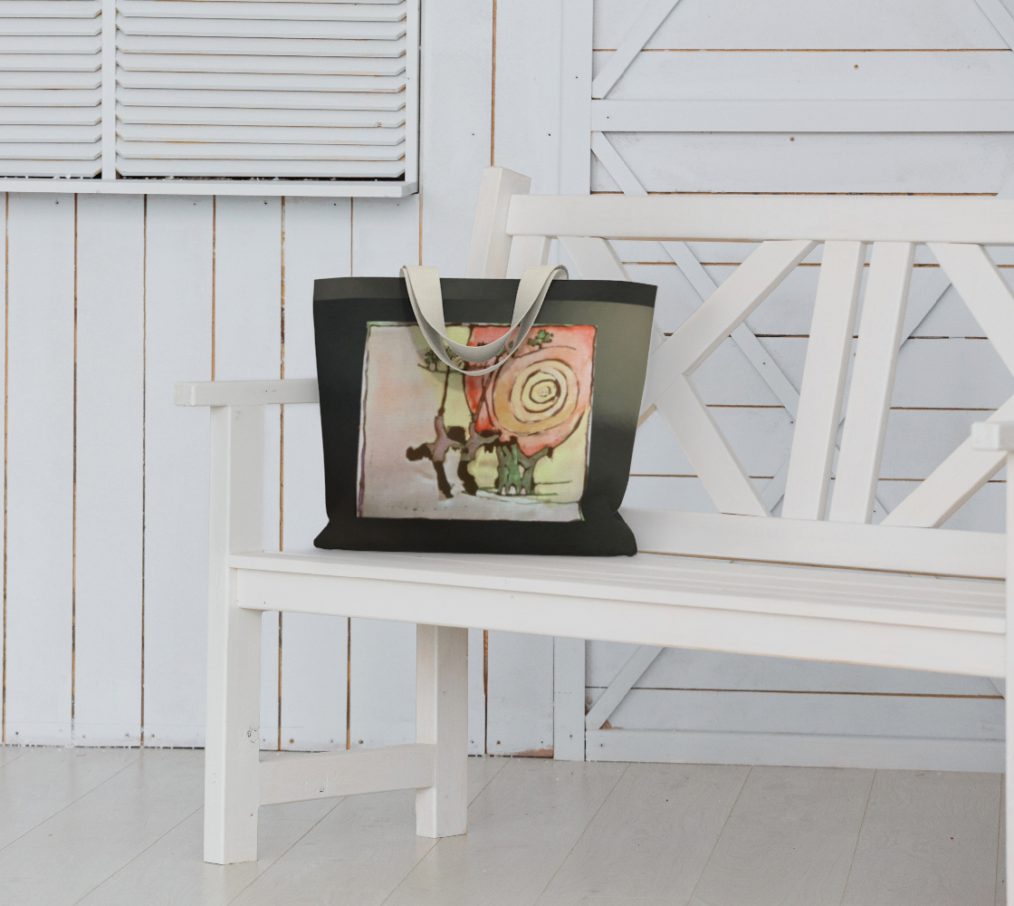 Salley Knight Studio - Celebrate! with logo (large tote) - prop view 2