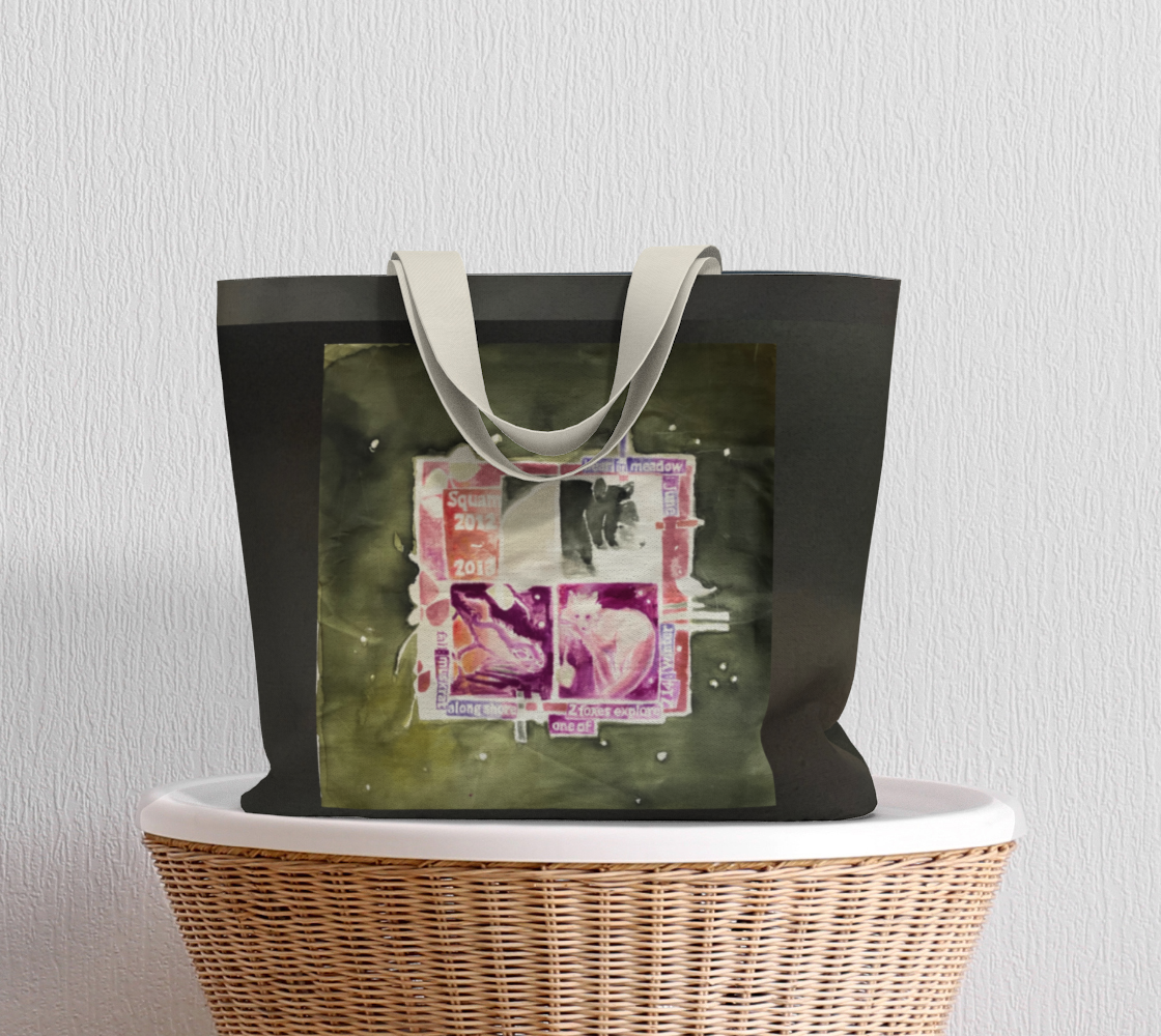 Salley Knight Studio - Squam Year (large tote) - prop view