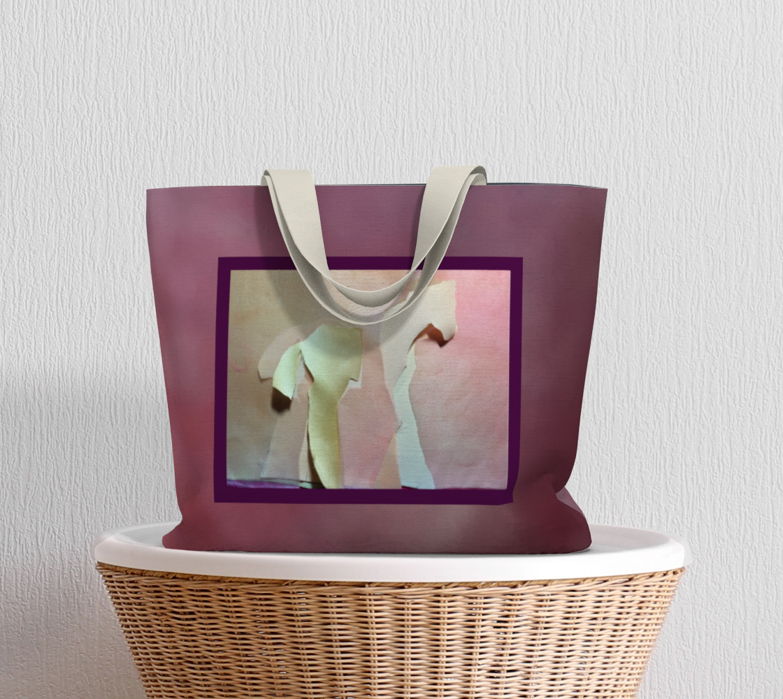 Salley Knight Studio - standing horse (pink large tote) prop view