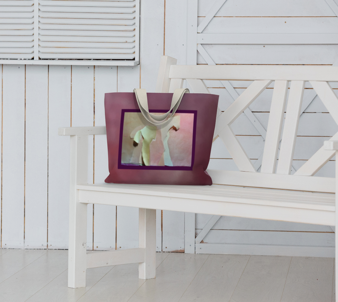 Salley Knight Studio - standing horse (pink large tote) prop view 2
