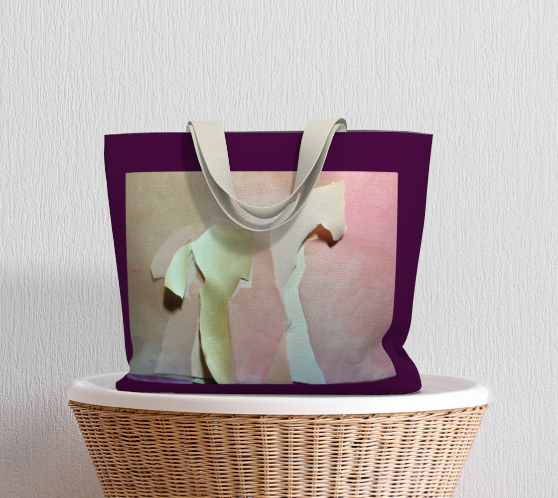 Salley Knight Studion - standing horse (large tote, purple tote) - prop view 2