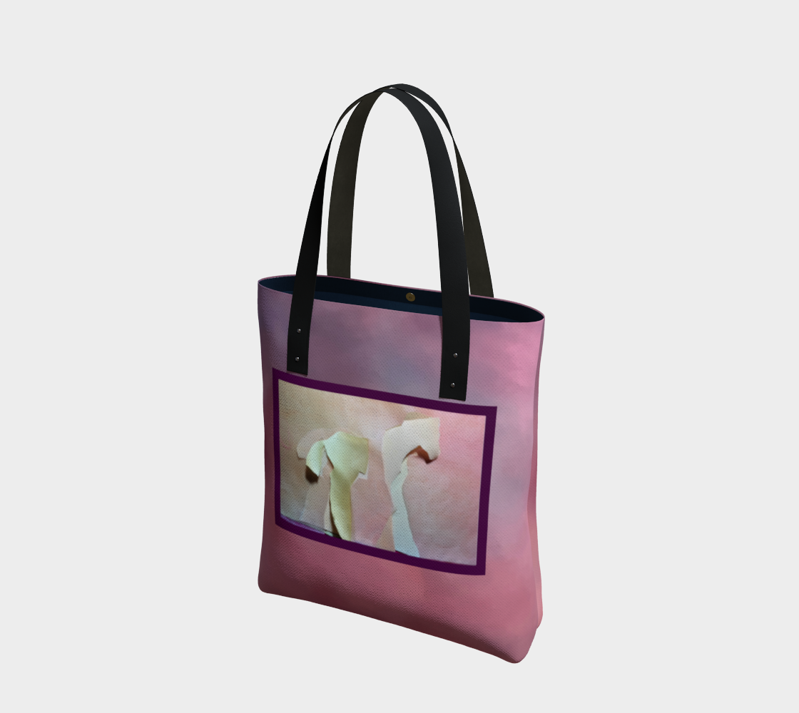 Salley Knight Studion - standing horse (pink tote) - front