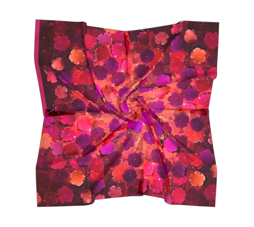 Salley Knight - blossom burst (square scarf)