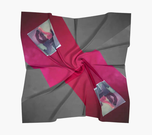 Salley Knight - well-stitched horse (square scarf)