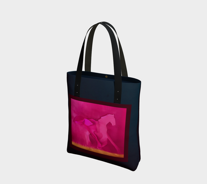 Salley Knight Studio - pink horse - front