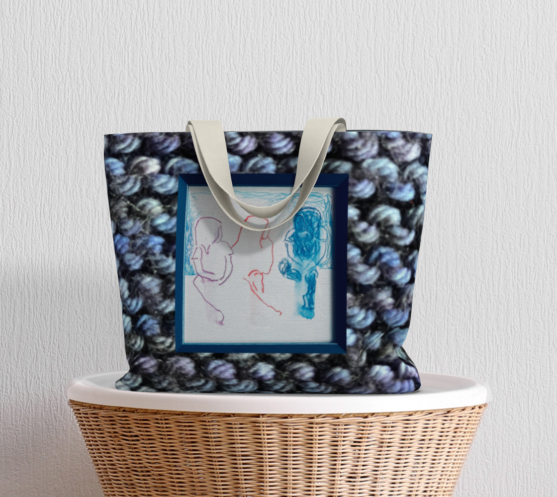 Salley Knight Studio - time together  (large tote) prop view