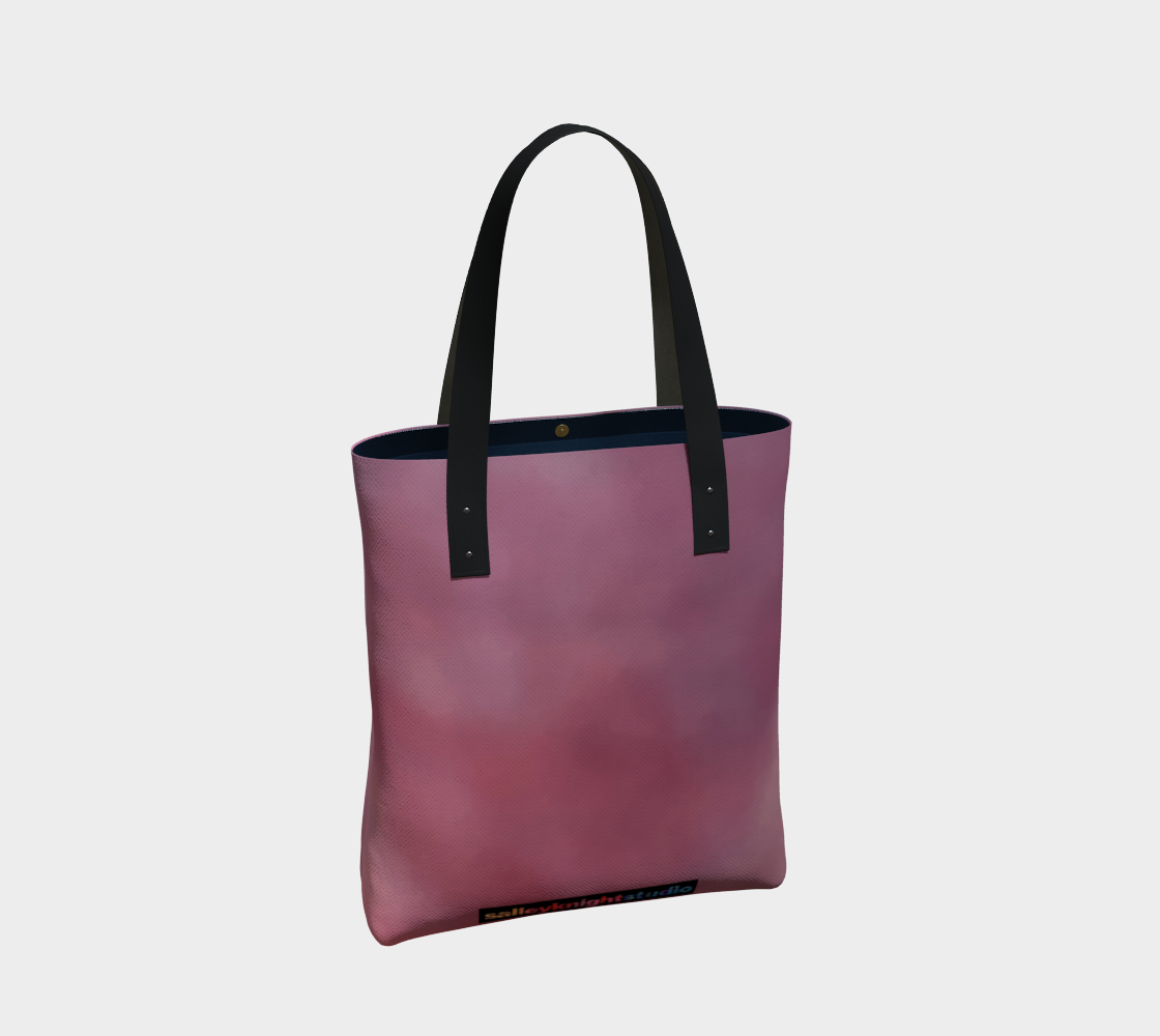 Salley Knight Studion - standing horse (pink tote) - back